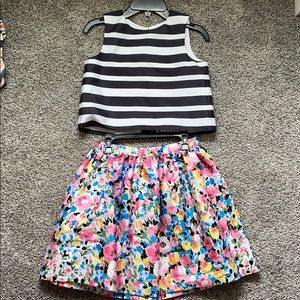 Girls tank/skirt set